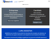 Tablet Screenshot of bosstek.fr